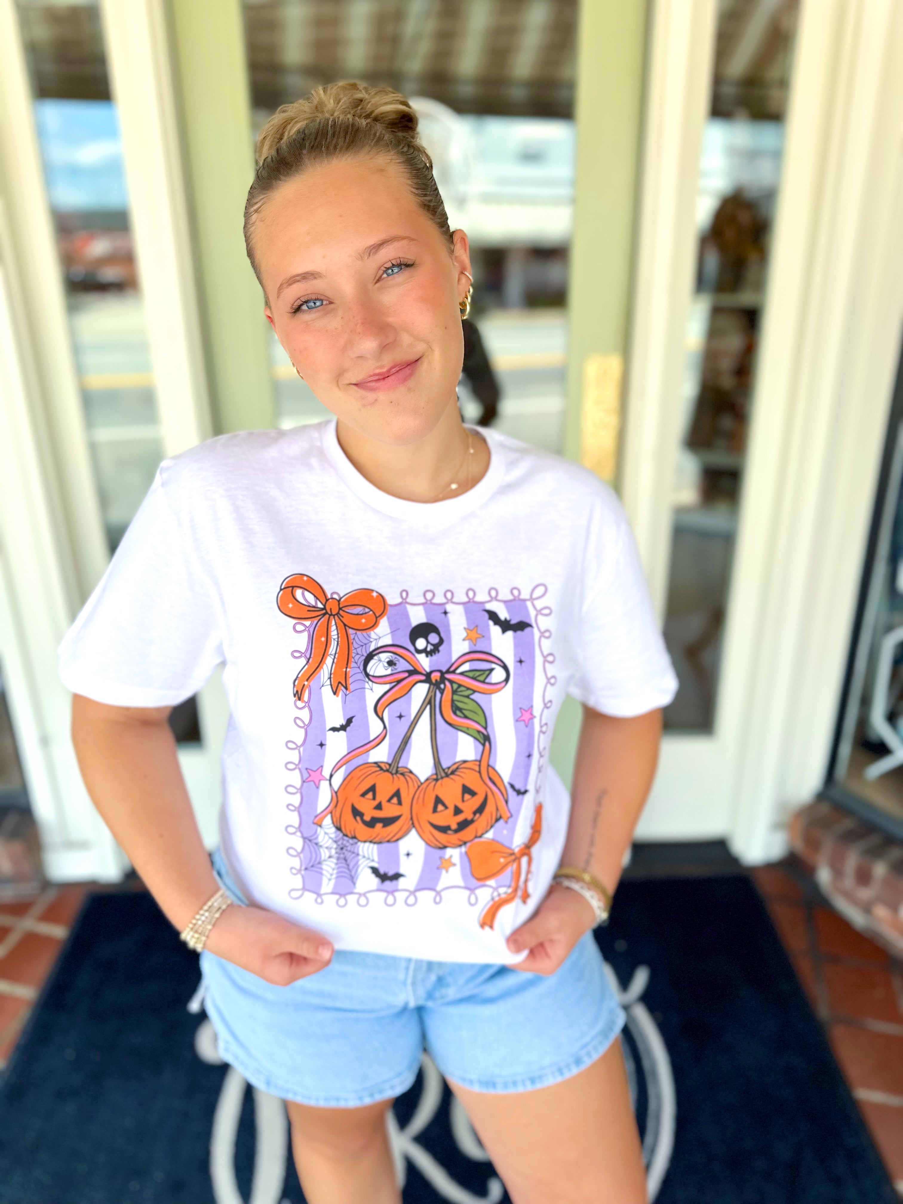 Pumpkin Cherries Tee