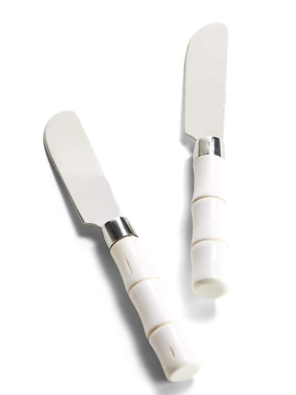 Set Of 2 Ceramic Bamboo Spreaders