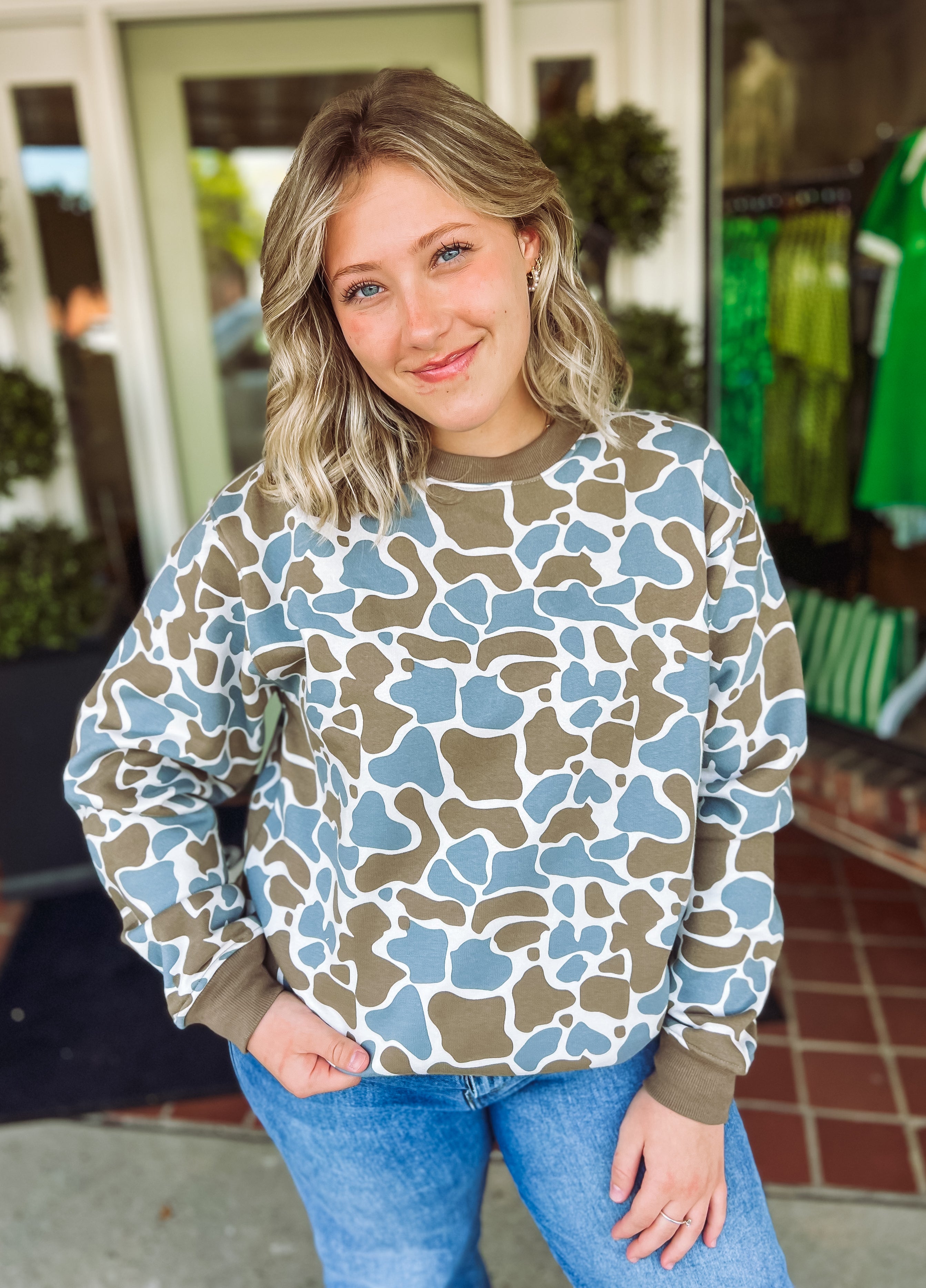 Old School Camo Sweatshirt