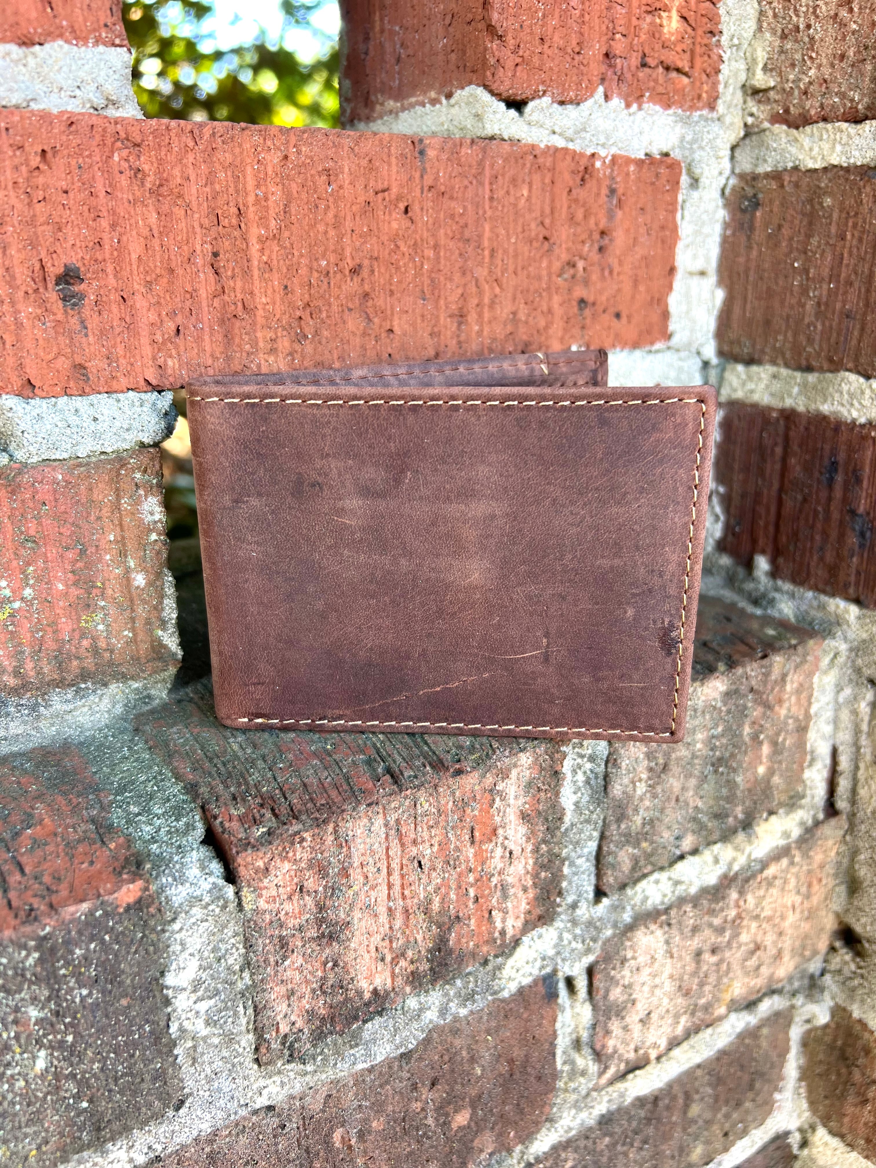 The Gregg Bifold Wallet in Honey Brown