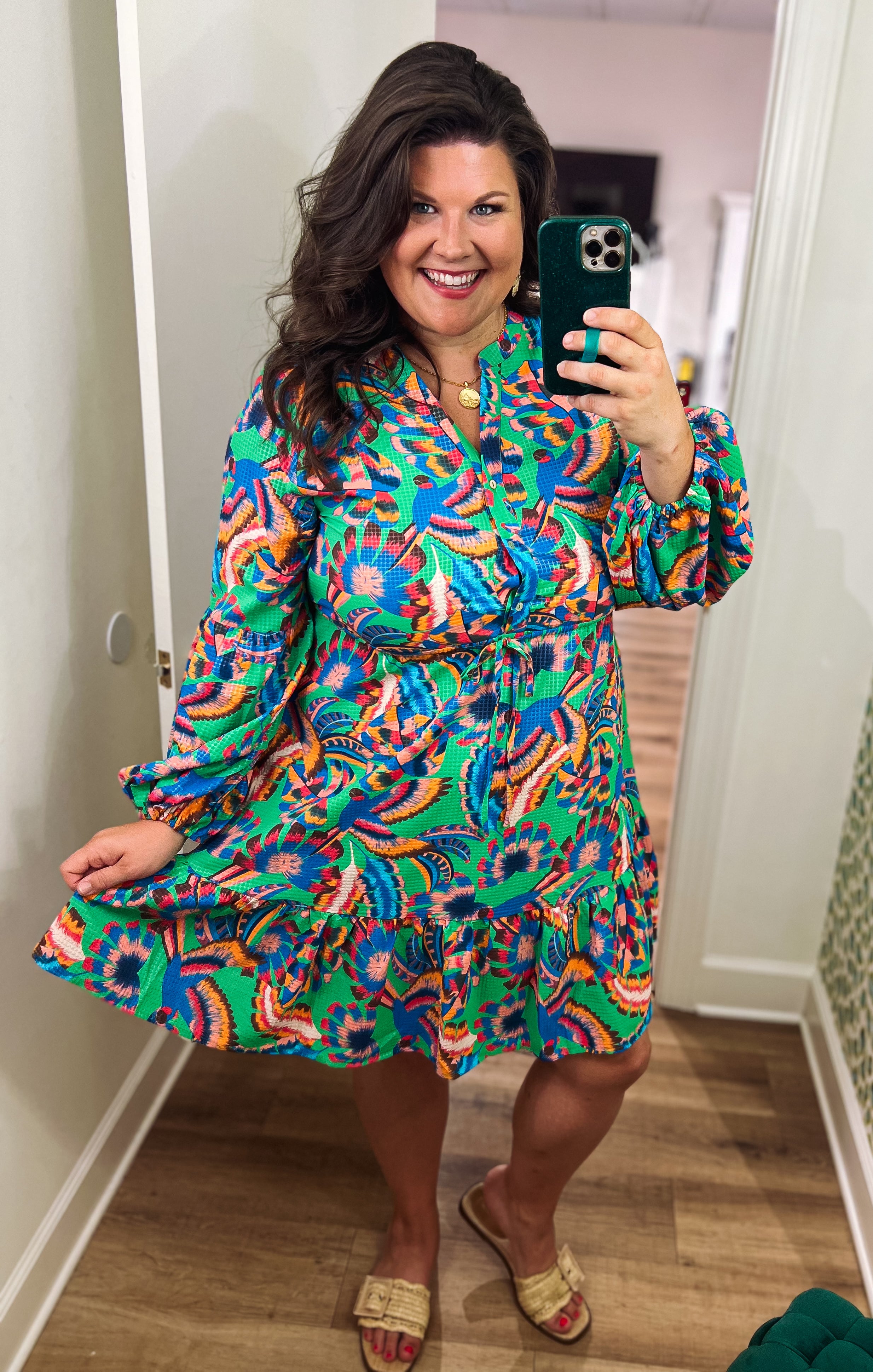 The Wren Tropical Dress
