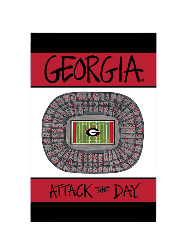 UGA Stadium Garden Flag