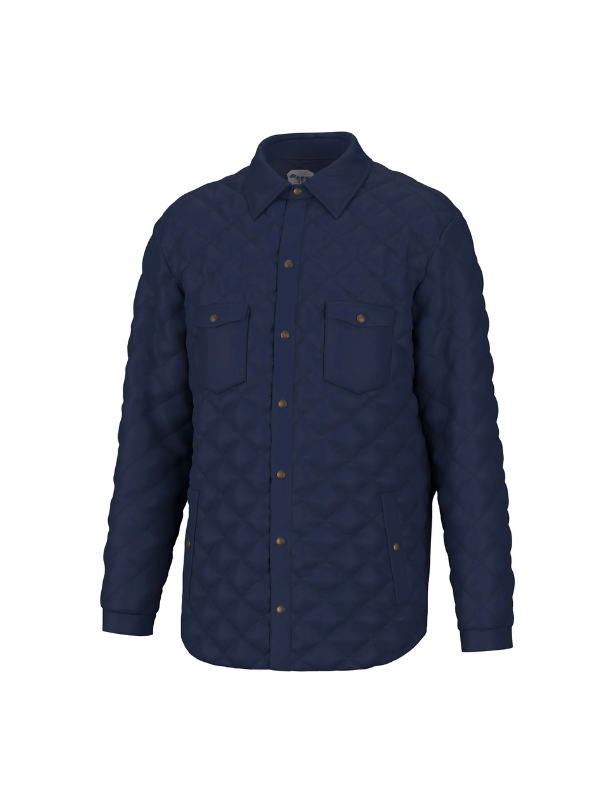 Paxton Shacket in Navy