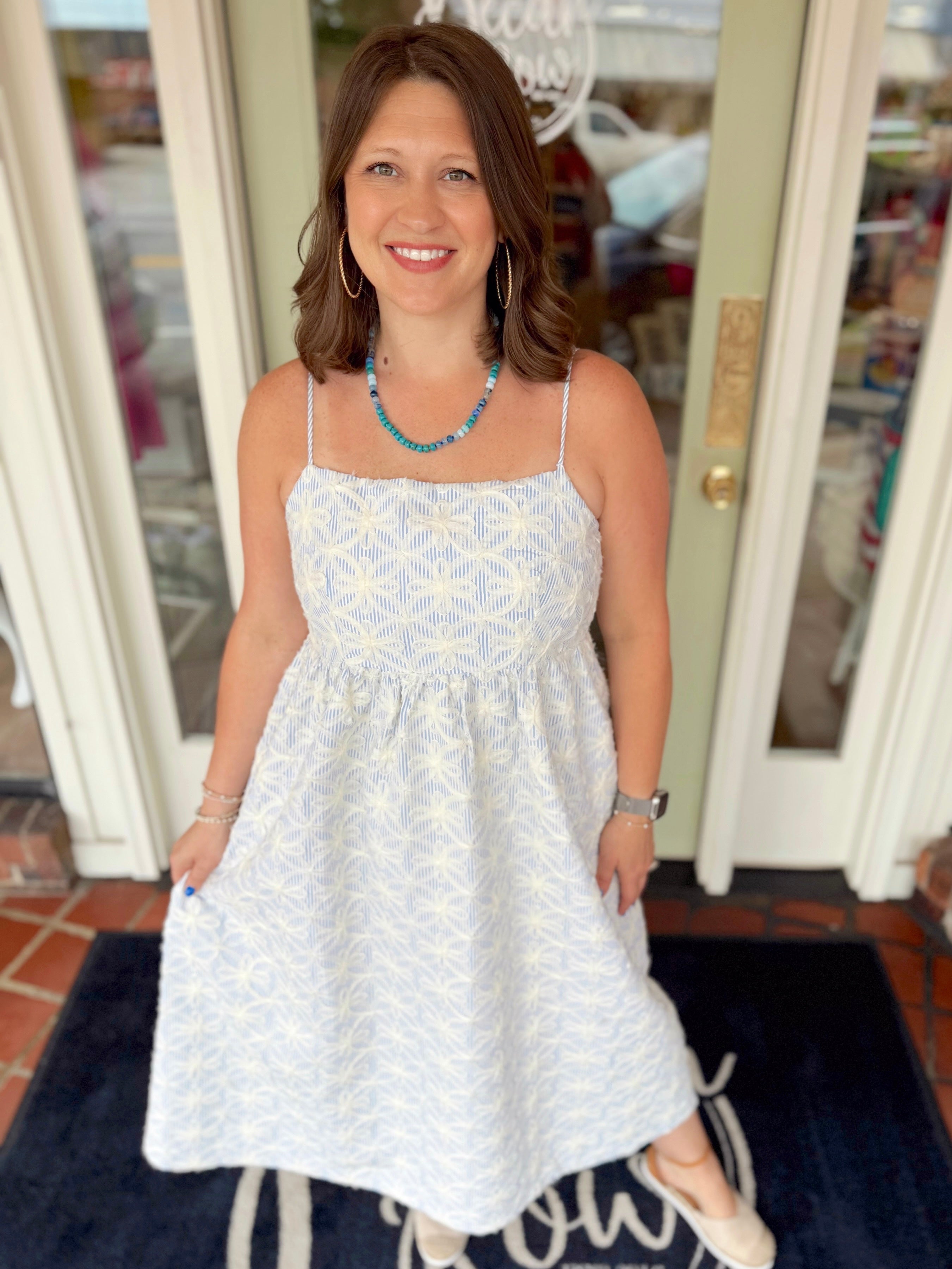 The Tinley Lace Fit and Flare Dress