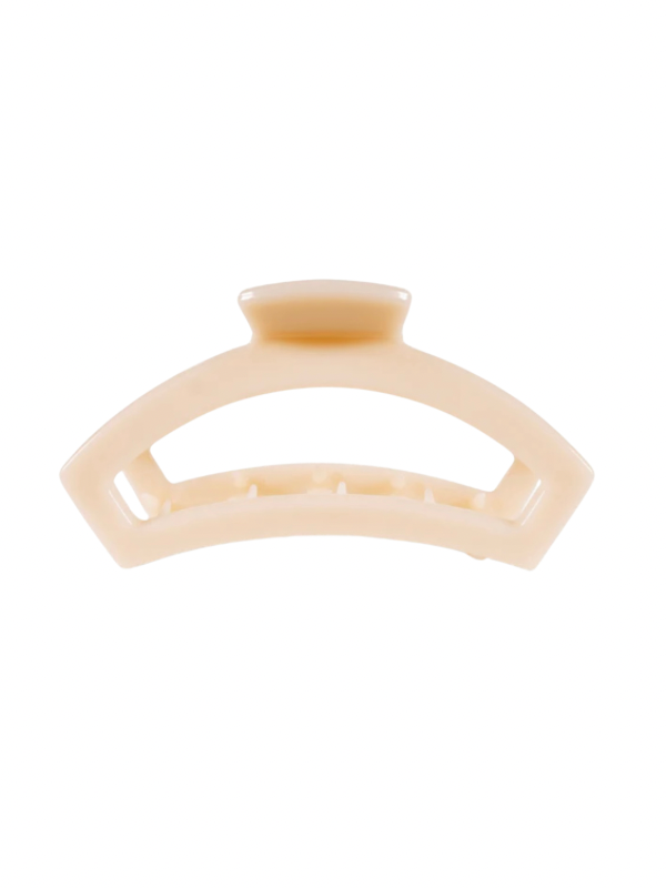 Open Almond Beige Small Hair Clip