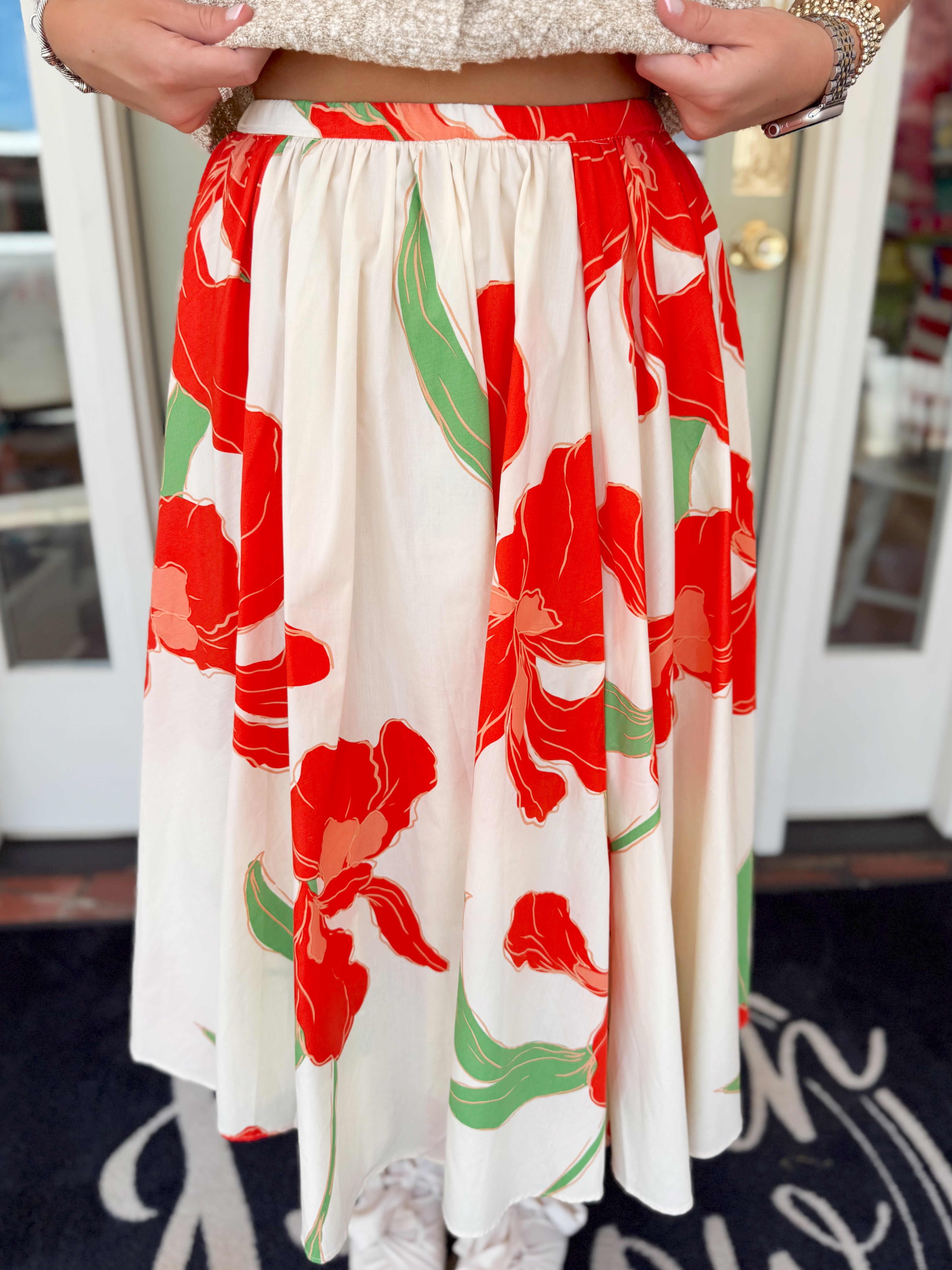 The Lilly Floral Skirt