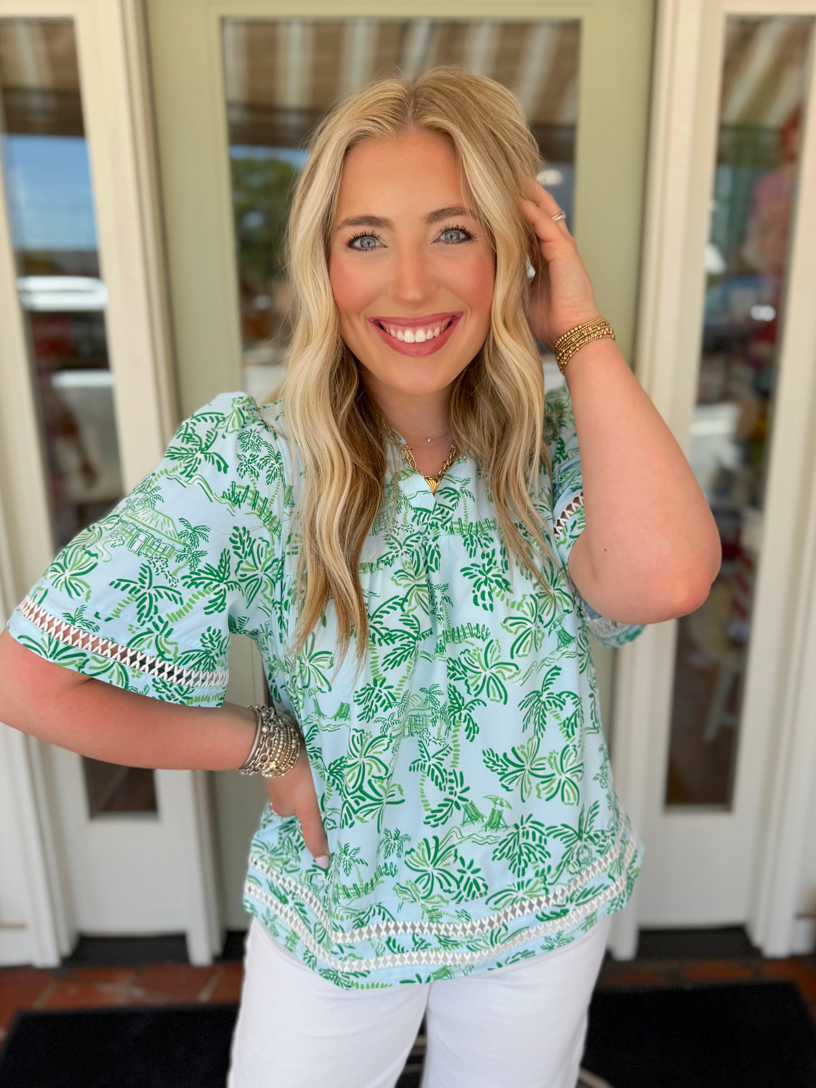 The Jasmine Island Oasis Top