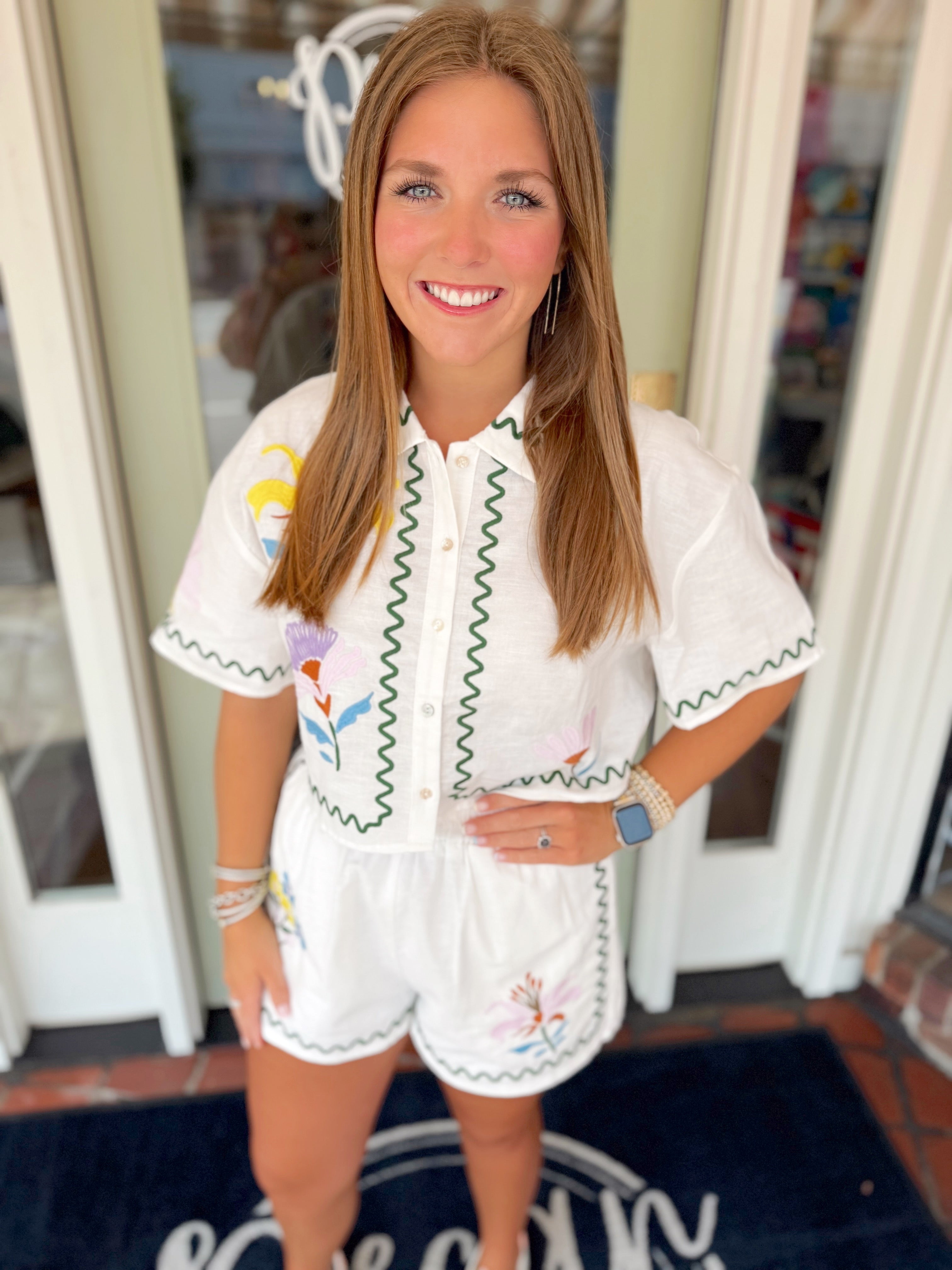 The Lola Embroidered Top