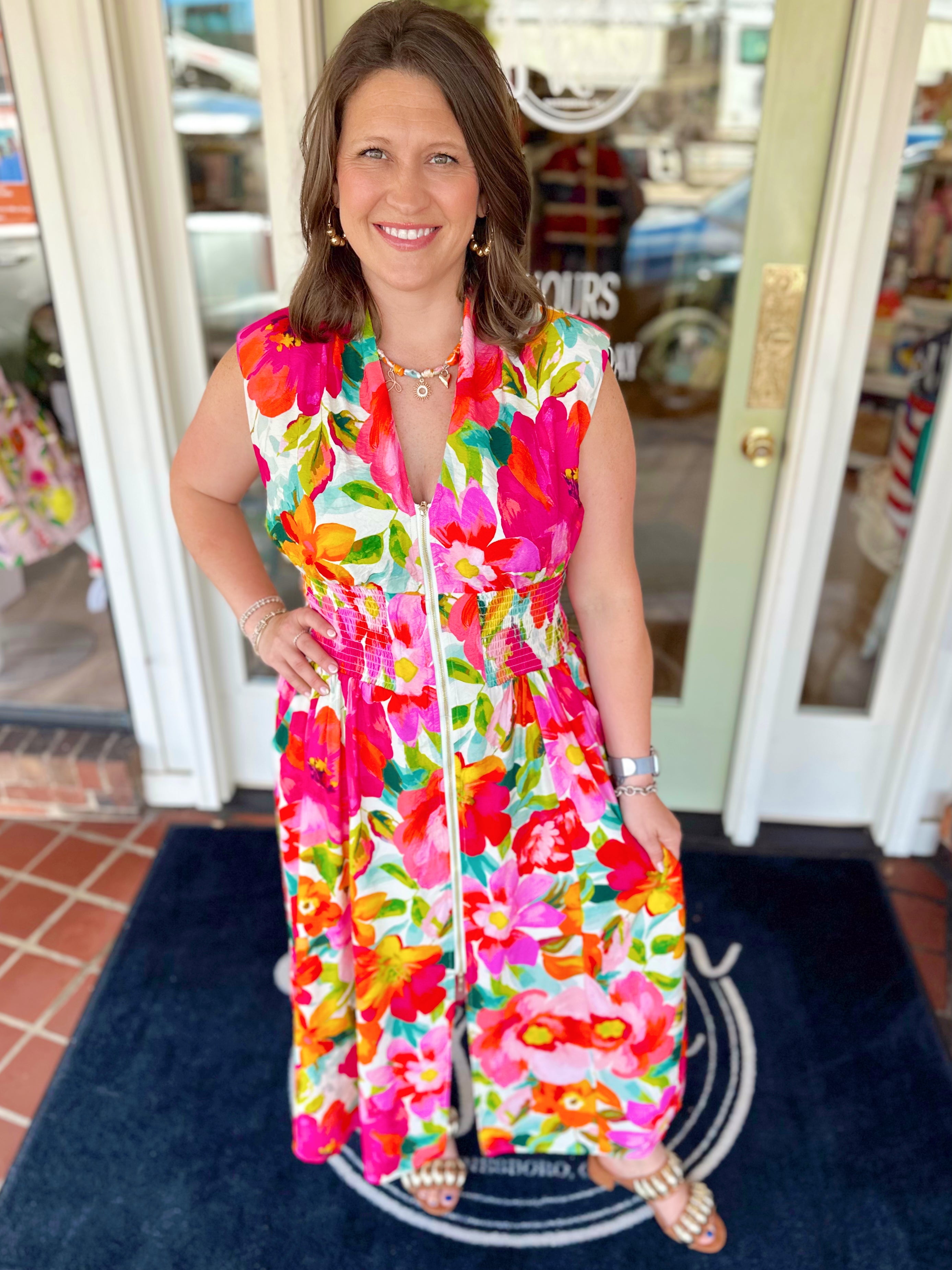 The Reagan Floral Dress