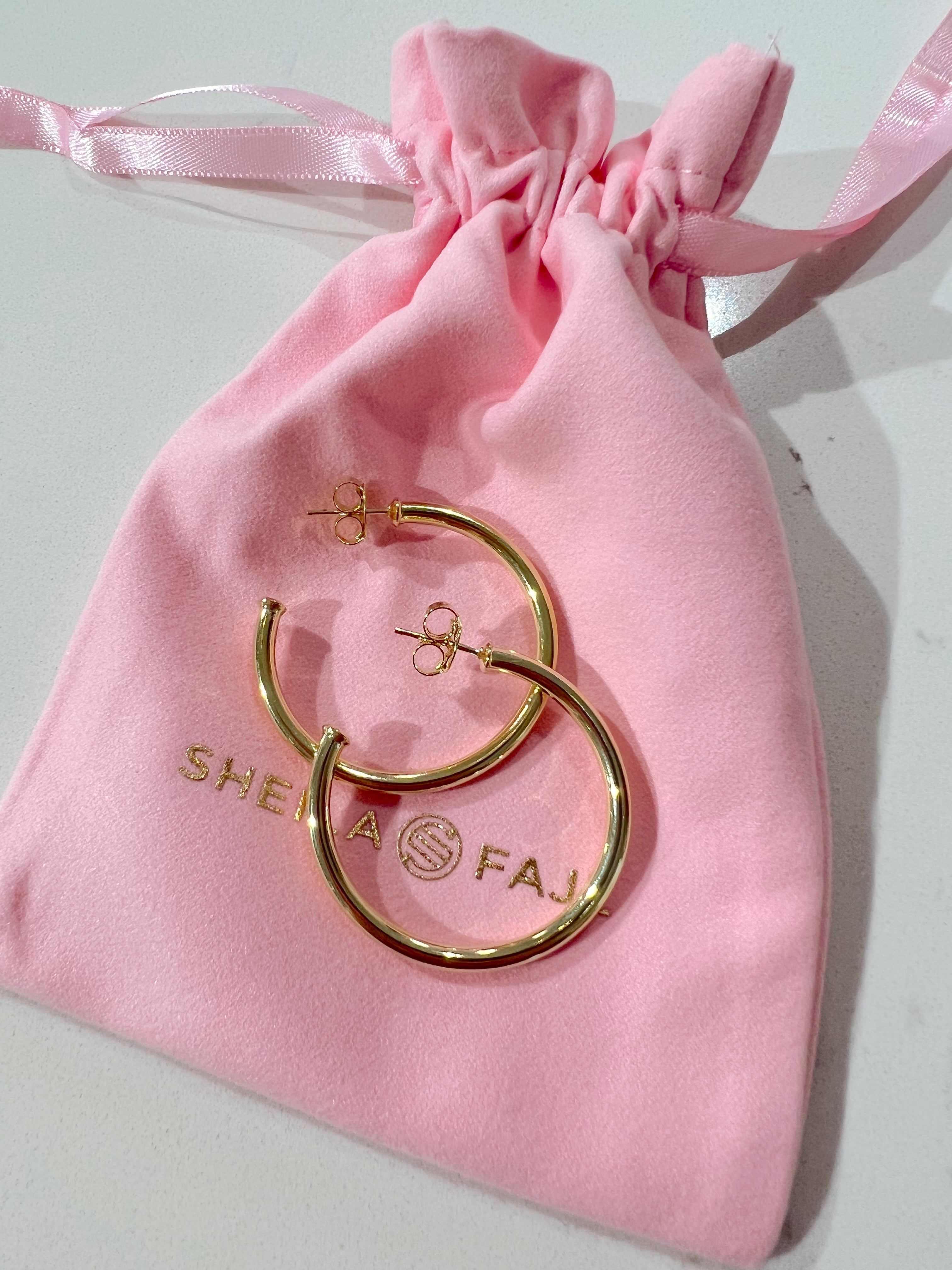 Shiny Petite Everybody's Favorite Hoops by Sheila Fajl