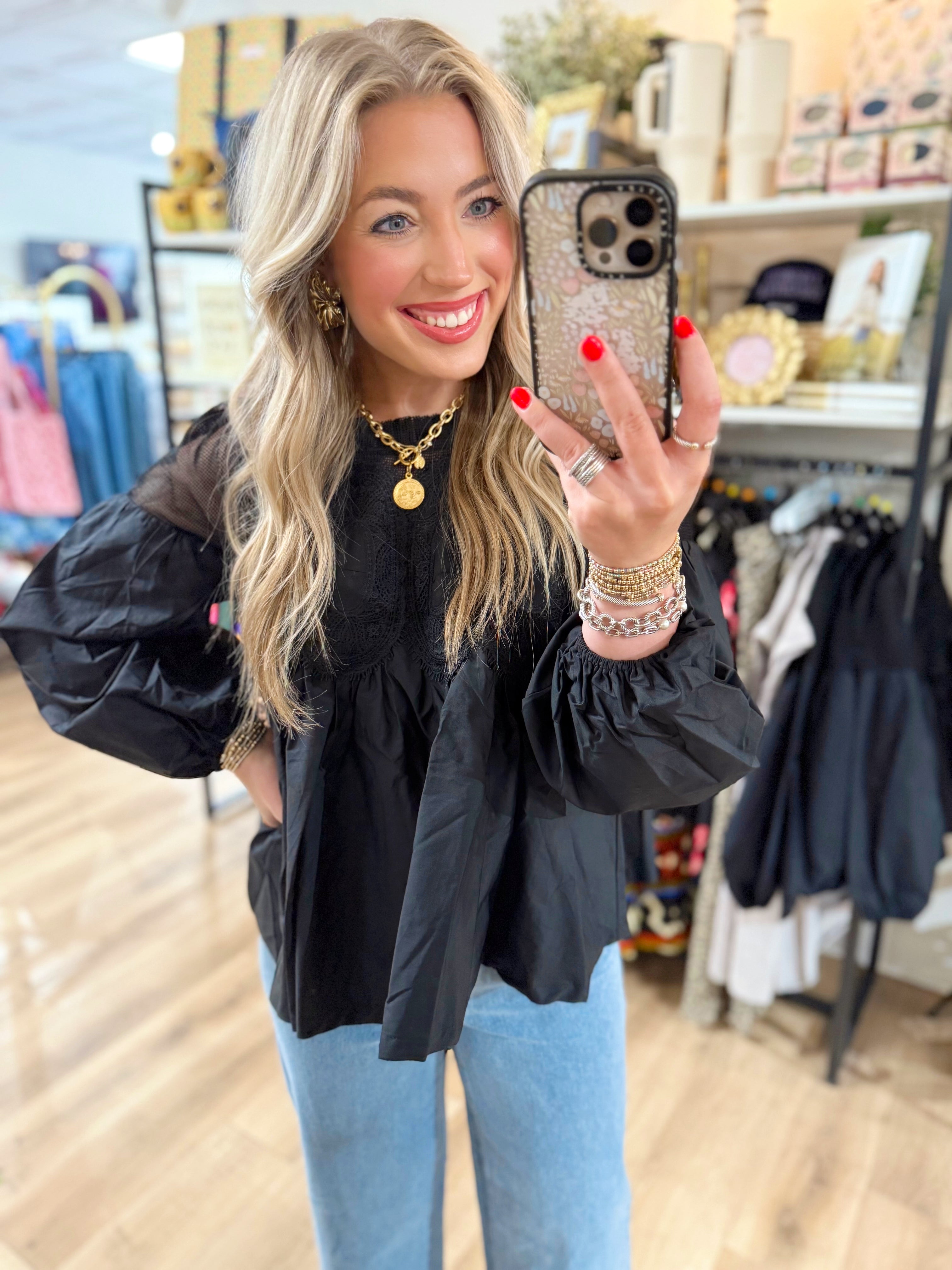 The Hazel Lace Top
