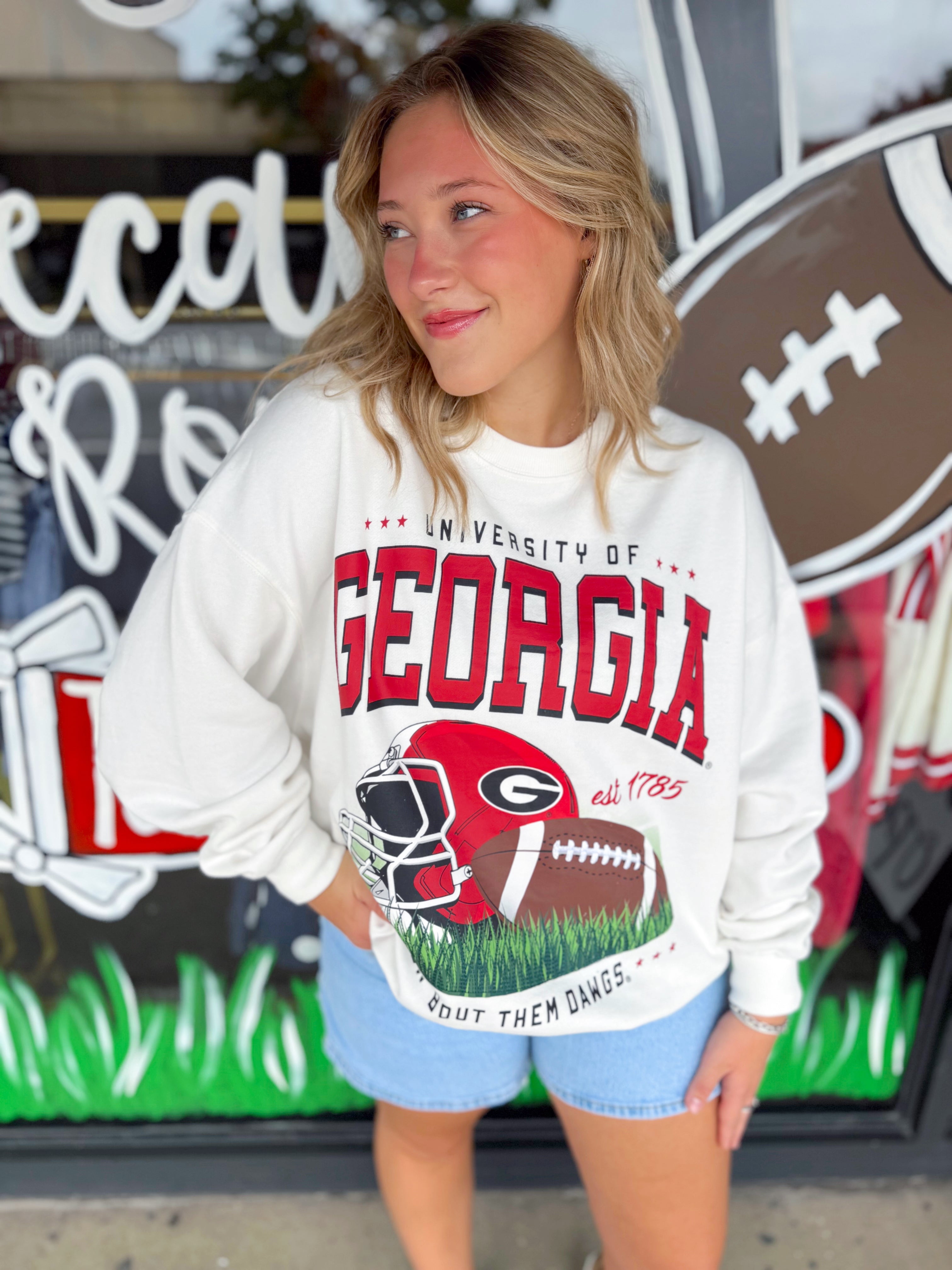 Georgia Malone Multimedia Fleece Crew