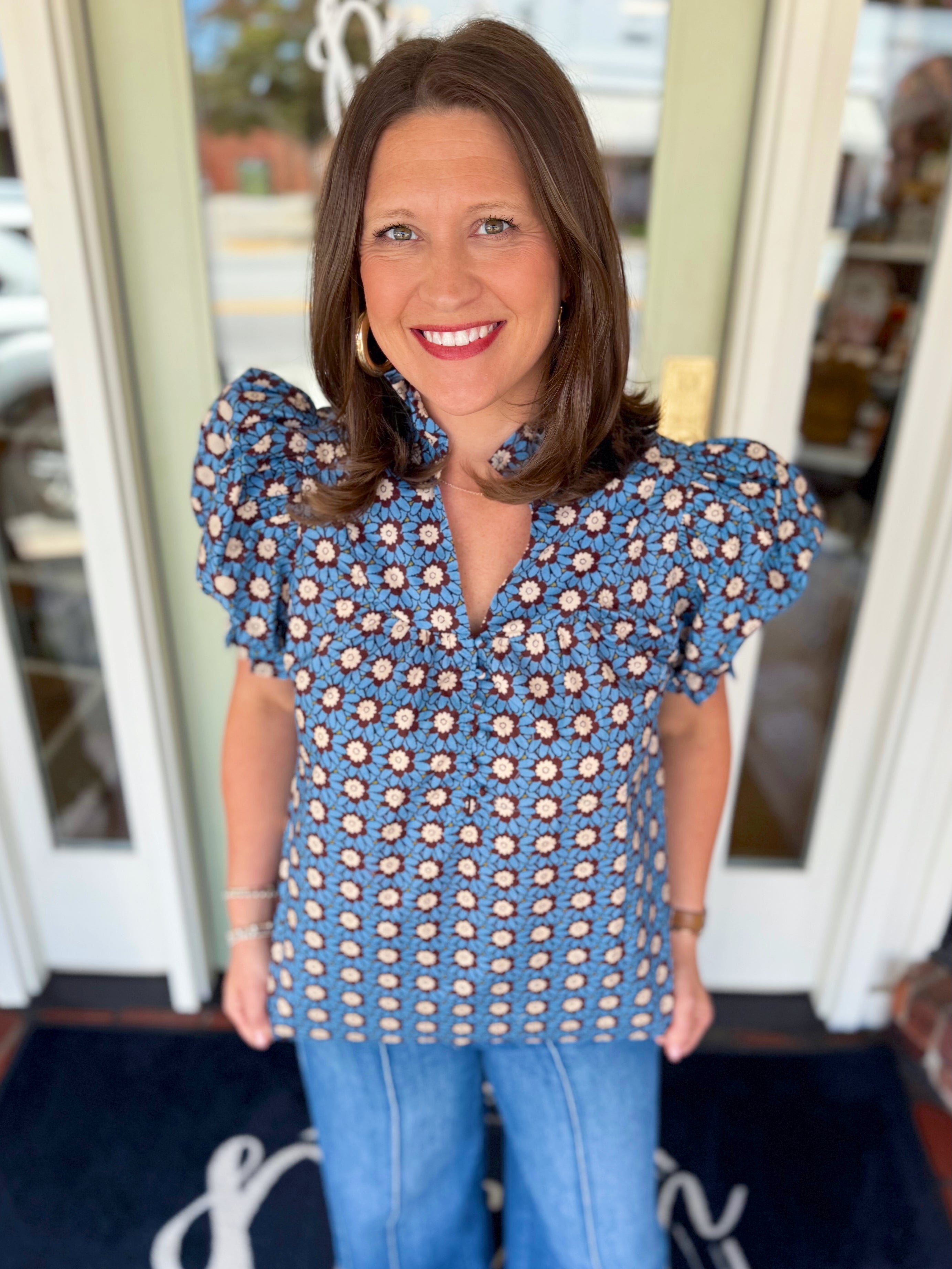 The Tinsley Floral Top