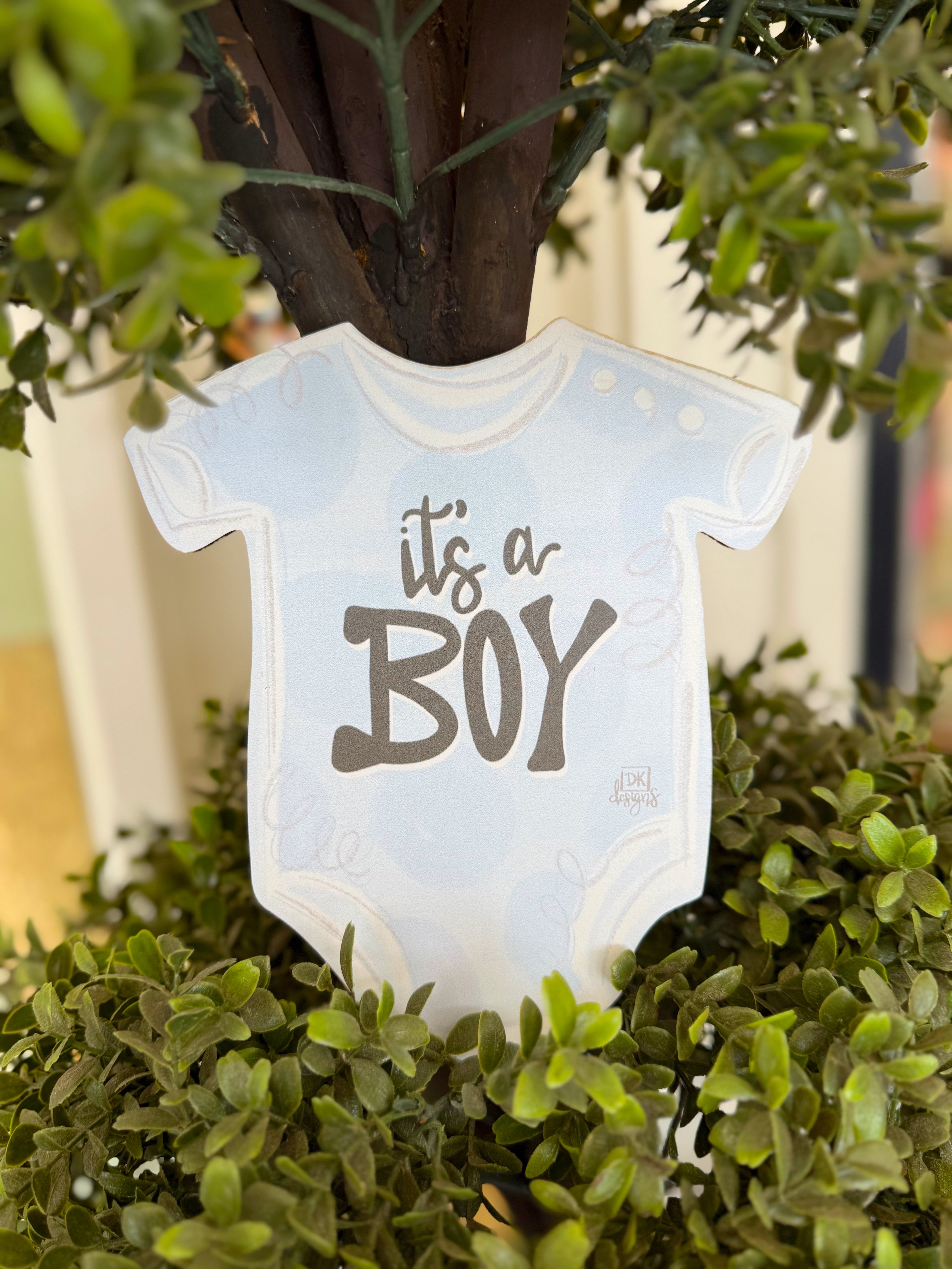 Mini It's A Boy Velcro Attachment