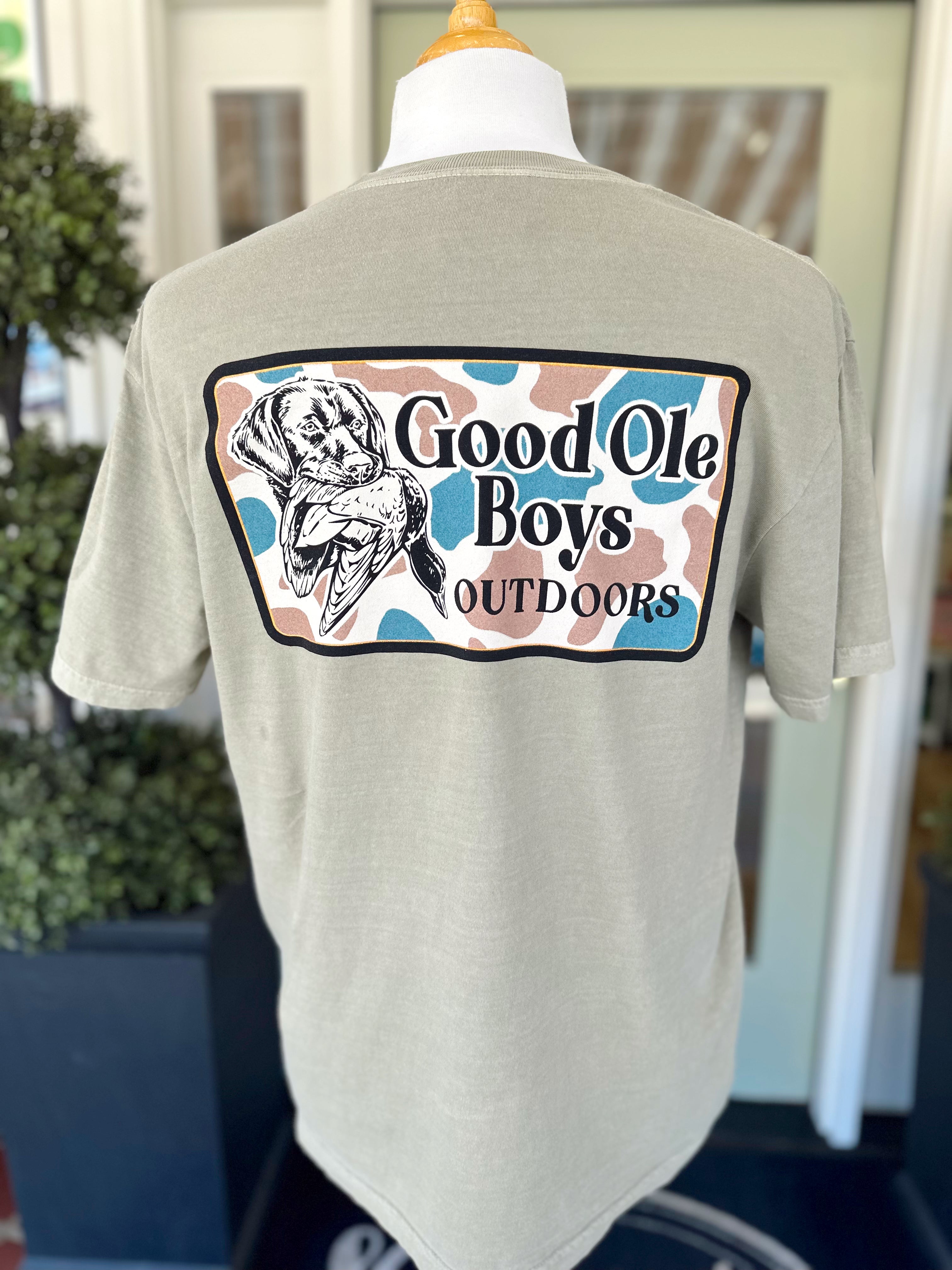 Good Ole Boys Lab Duck Camo Patch Tee