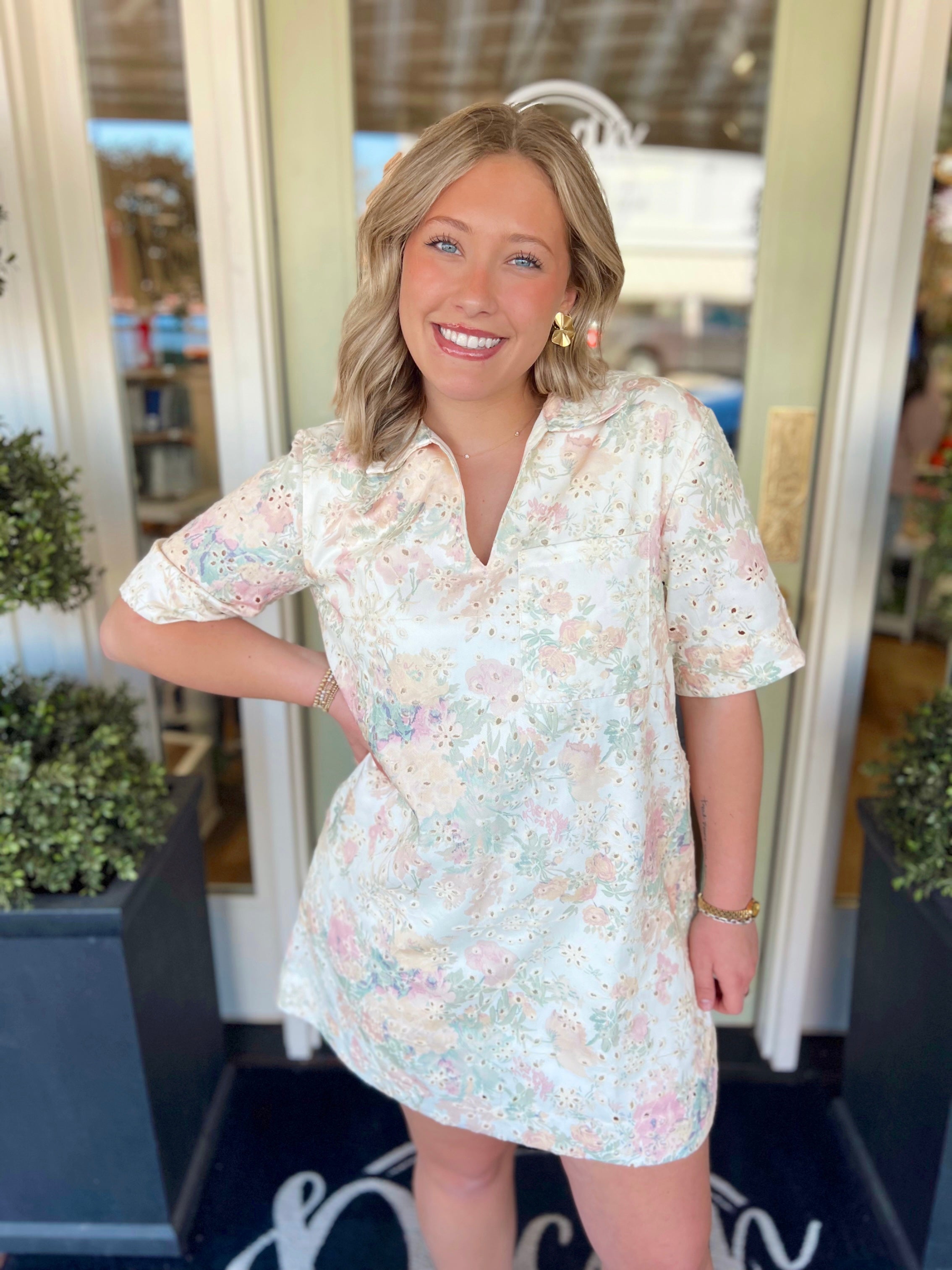 The Caroline Embroidered Dress