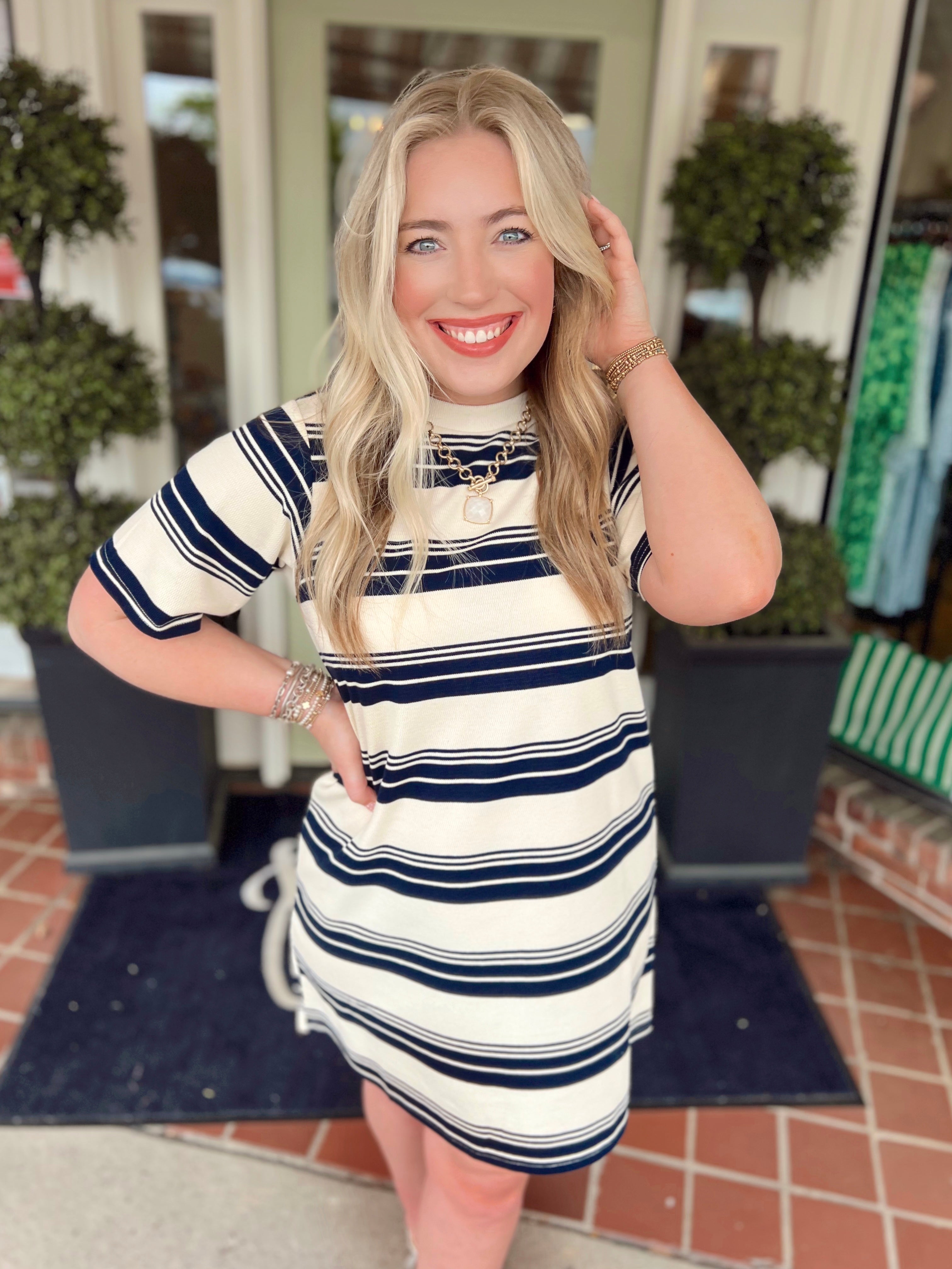 The Madison Striped Dress