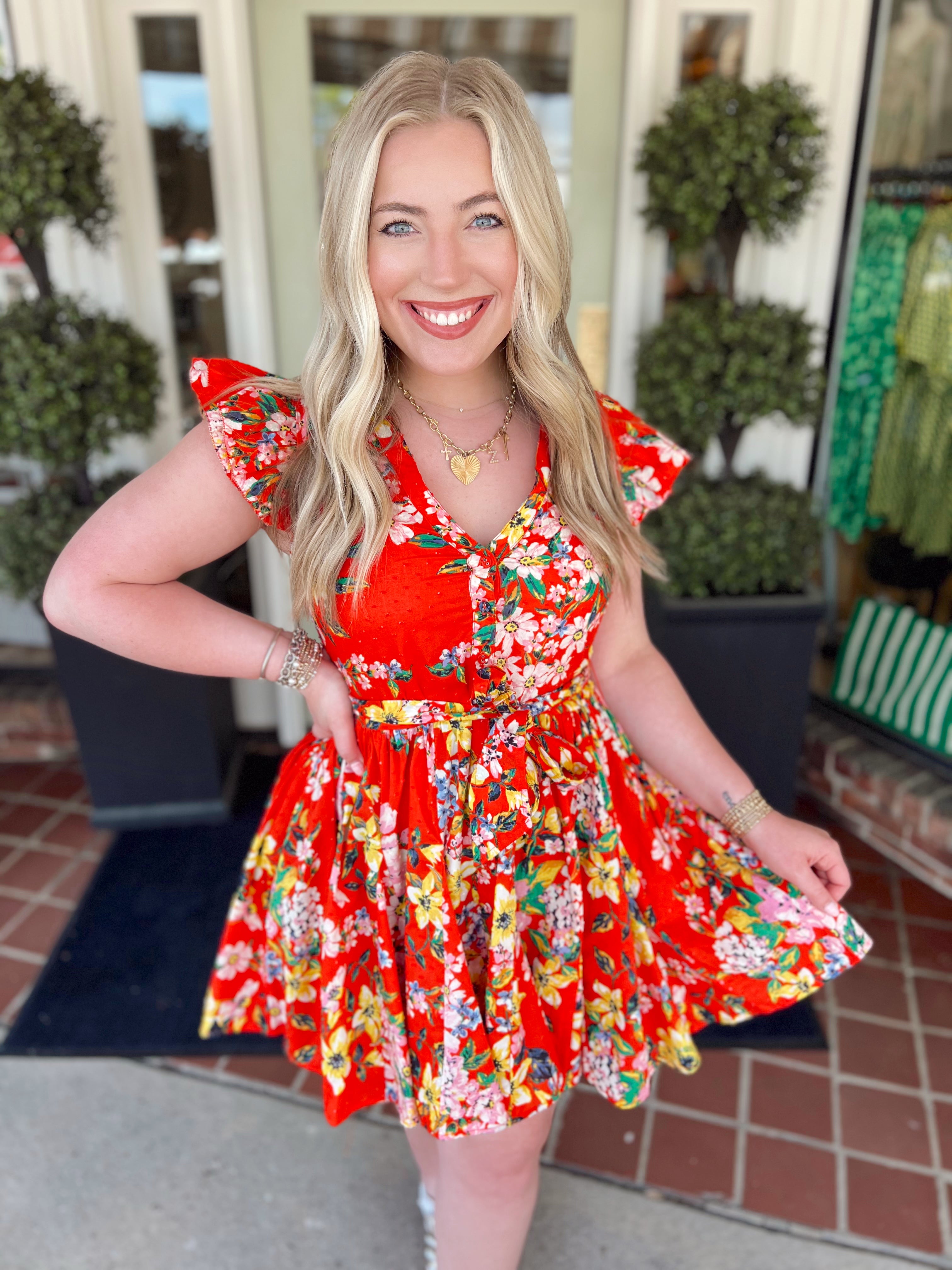 The Sandra Floral Dress