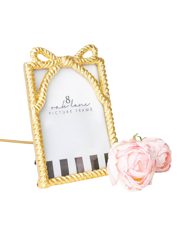 Gold Bow Frame 5x7