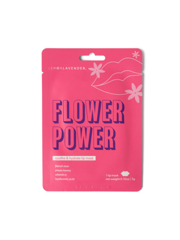 Pucker Up Hydrogel Lip Mask-Flower Power