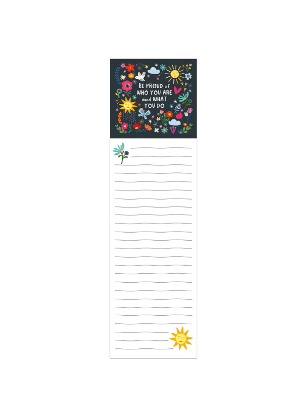 Be Proud Of Who You Are List Pad