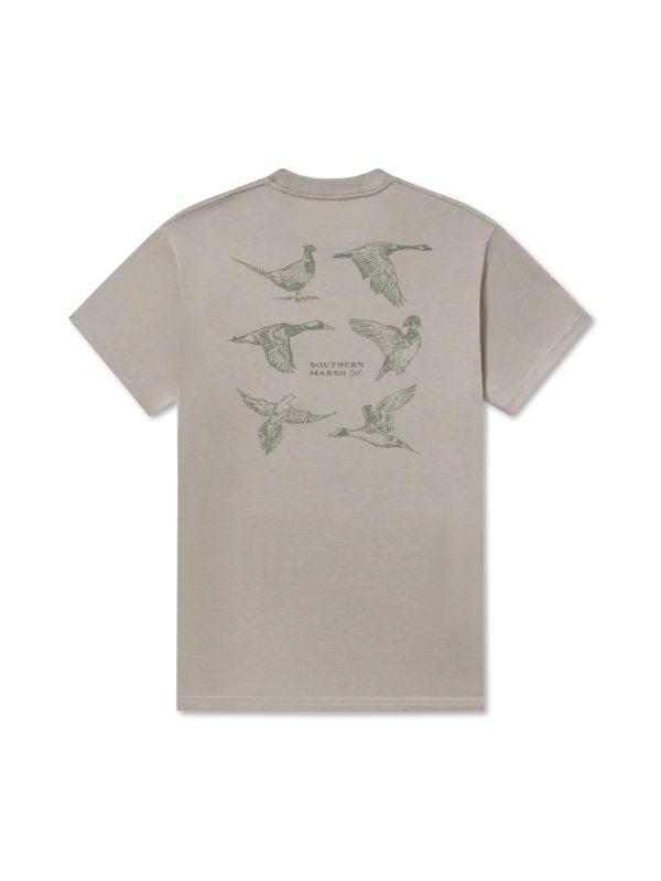 YOUTH-SEAWASH Tee -Field Sketches in Light Gray