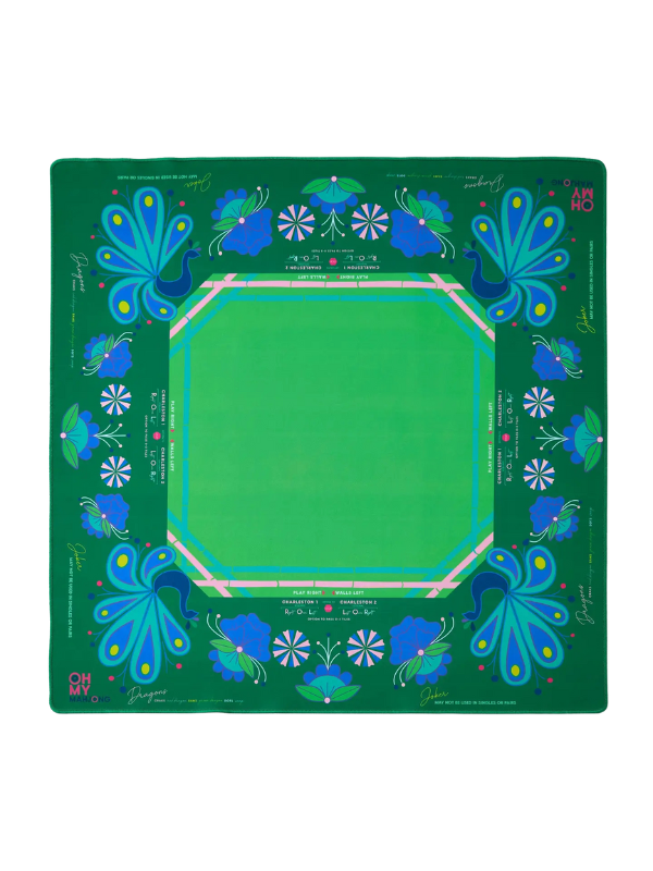 Birdie Green Mahjong Mat