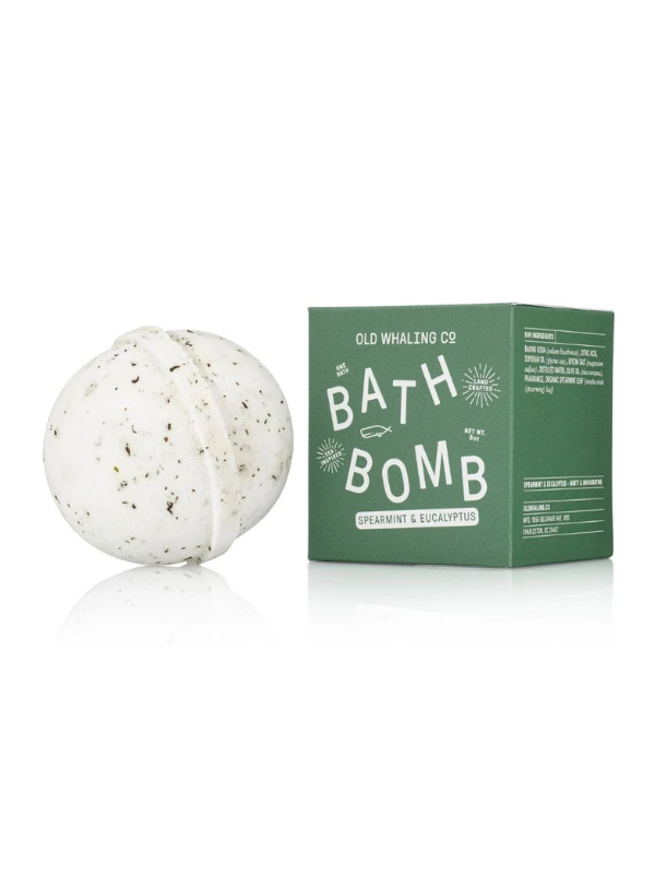 Spearmint & Eucalyptus Bath Bomb by Old Whaling