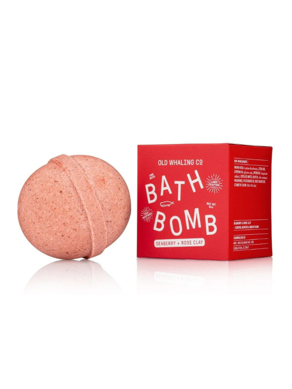 Seaberry & Rose Clay Bath Bomb by Old Whaling