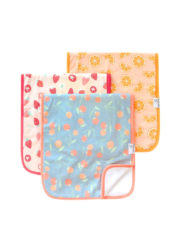 Clementine Burp Cloth By Copper Pearl