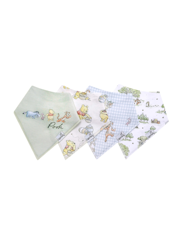 Hundred Acre Wood Bandana Bib Set By Copper Pearl