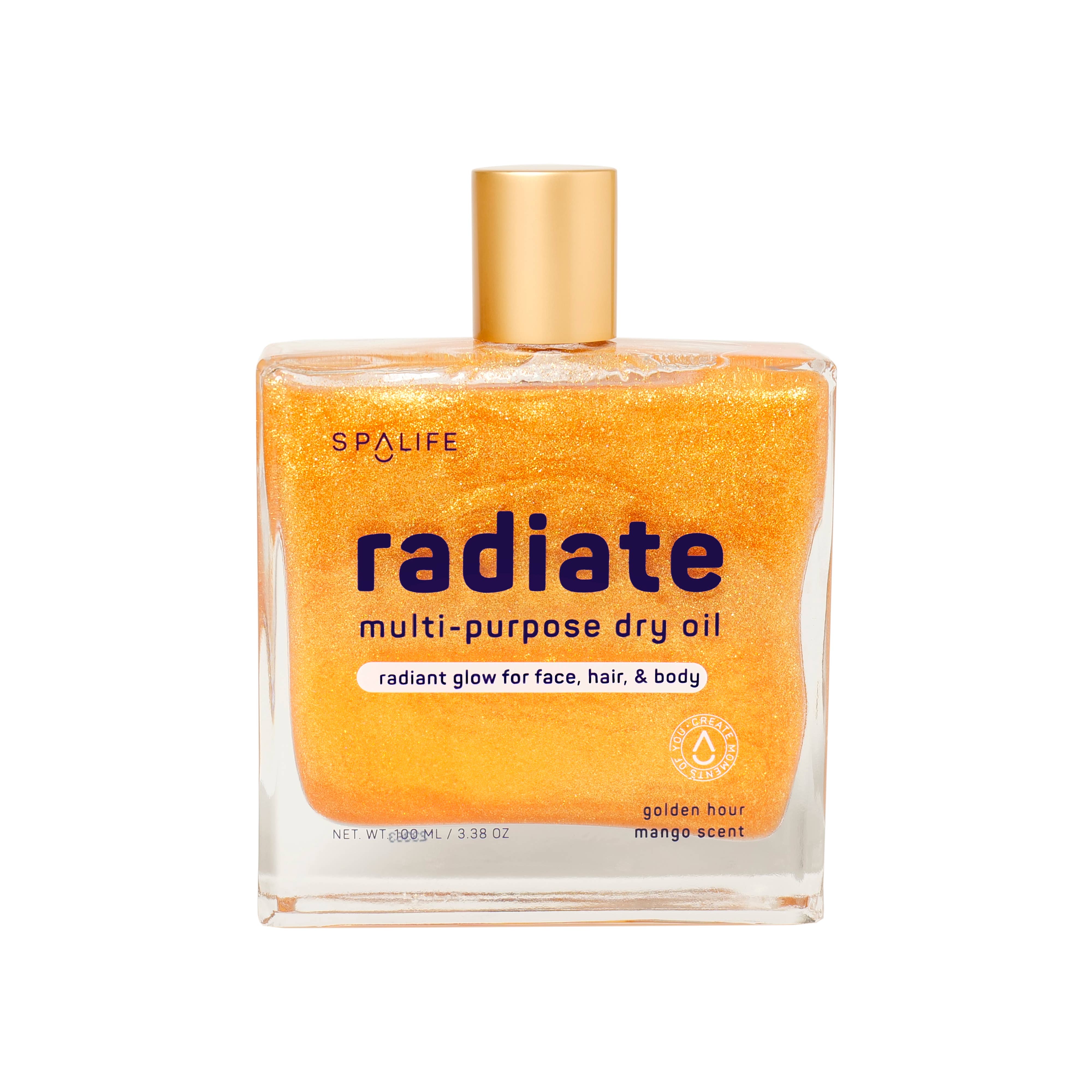Multi-Purpose Dry Oil, for Face Hair & Body in Mango Scent