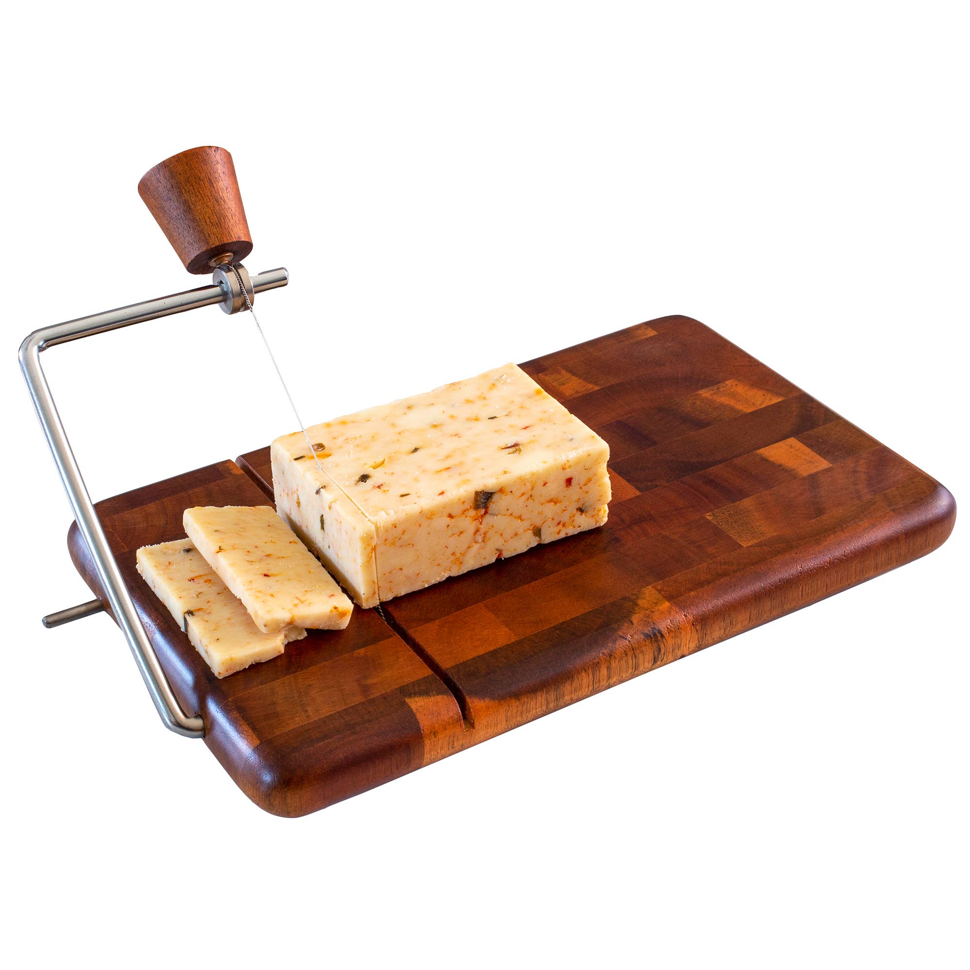 Acacia Serving Board with Cheese Slicer