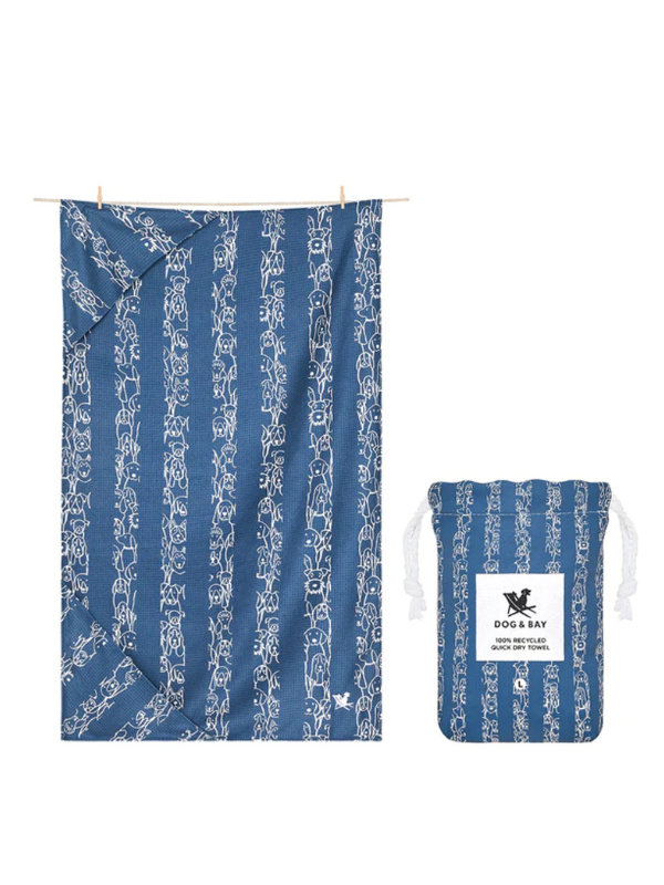 Dock and Bay Large Dog Towel in Puppy Party