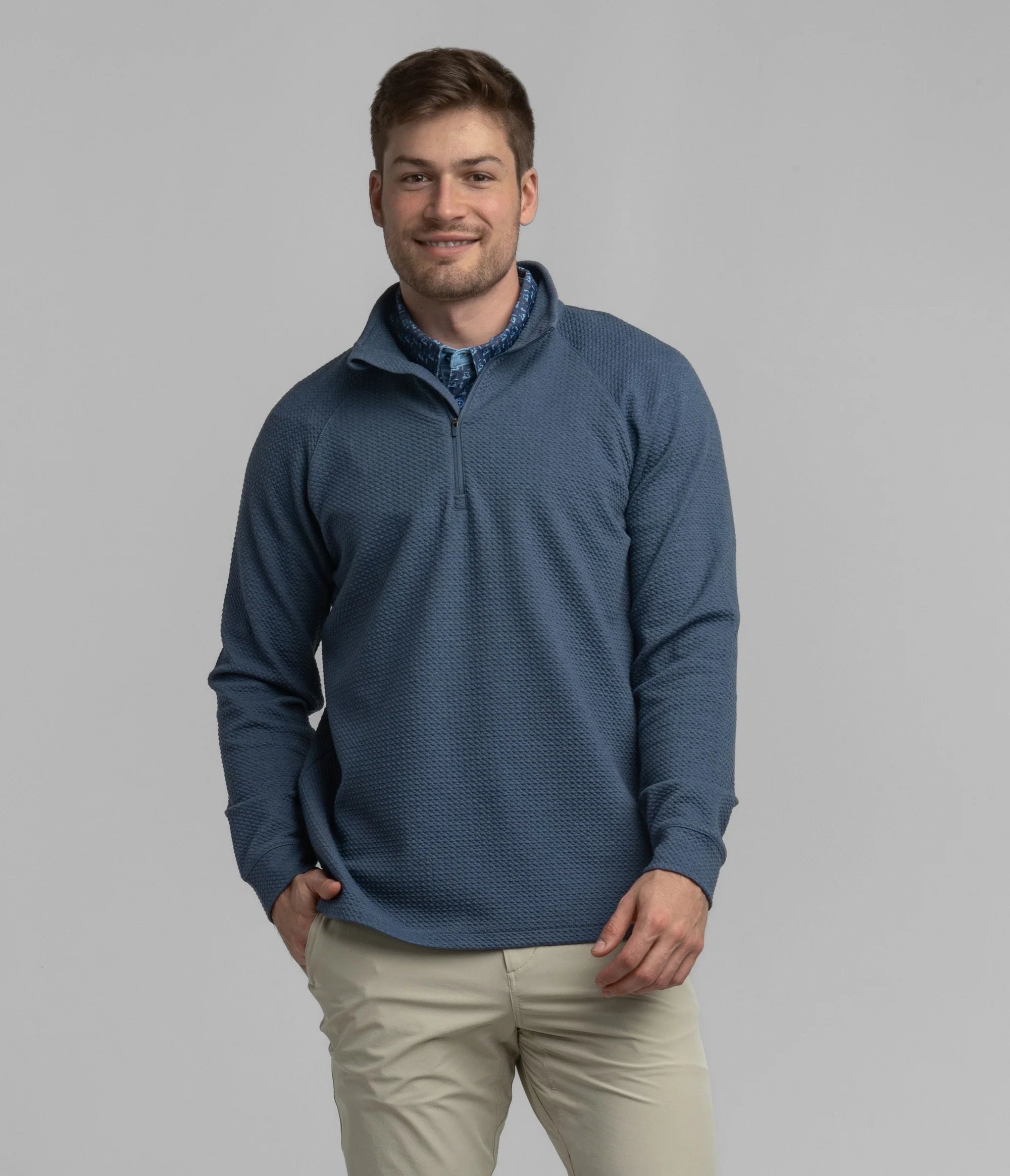 Dallas Performance Qtr Zip in Windsor