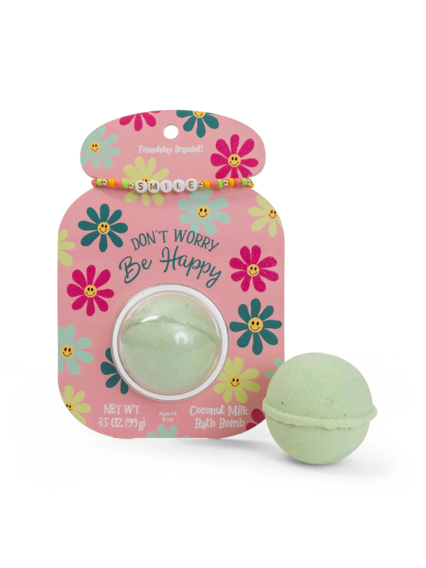 Friendship Bracelet Bath Bomb- Happy