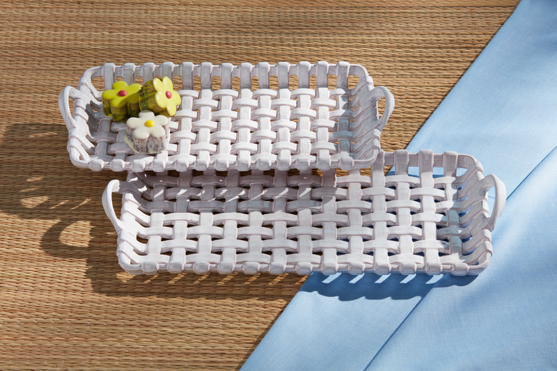 Large Basket Weave Tray