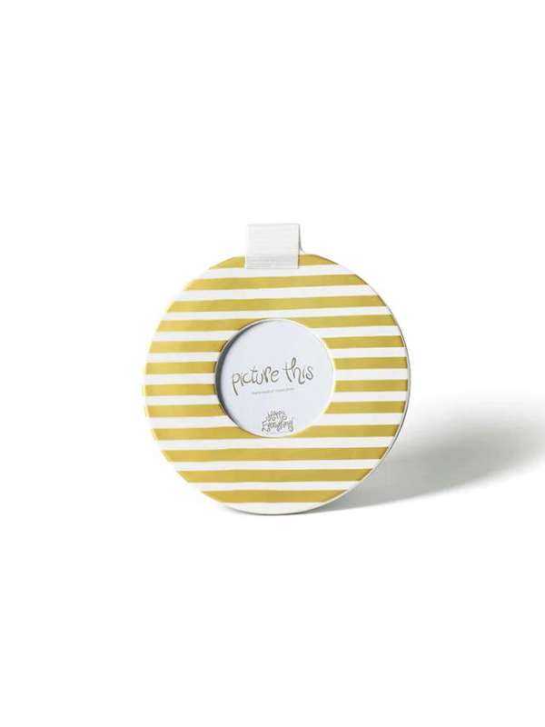 Gold Mini Round Frame by Happy Everything
