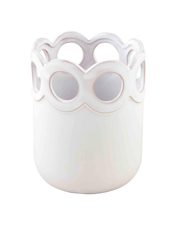 Scalloped Edge Utensil Holder