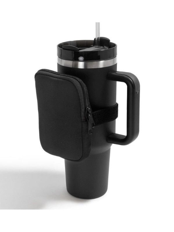 Black Tumbler Wallet Pouch