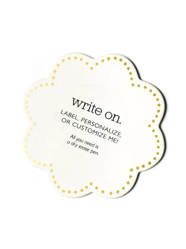 Big Gold Dot Write On Attachment by Happy Everything