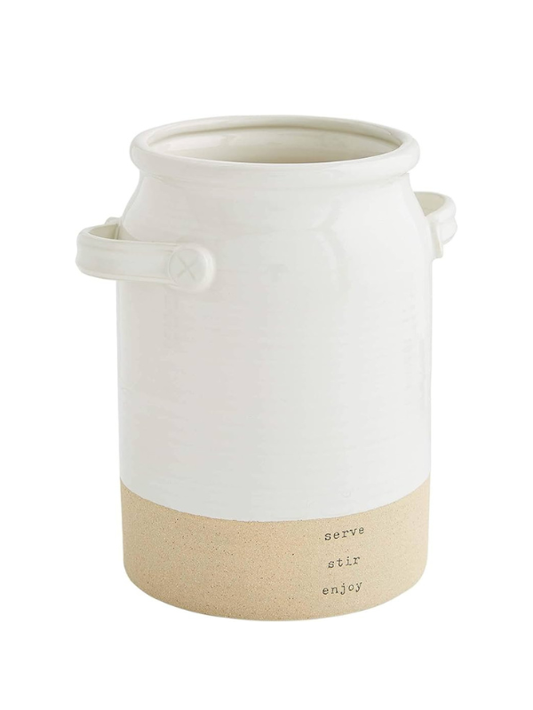 Stoneware Utensil Holder by Mud Pie