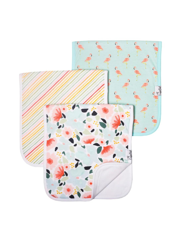 Leilani Premium Burp Cloths by Copper Pearl