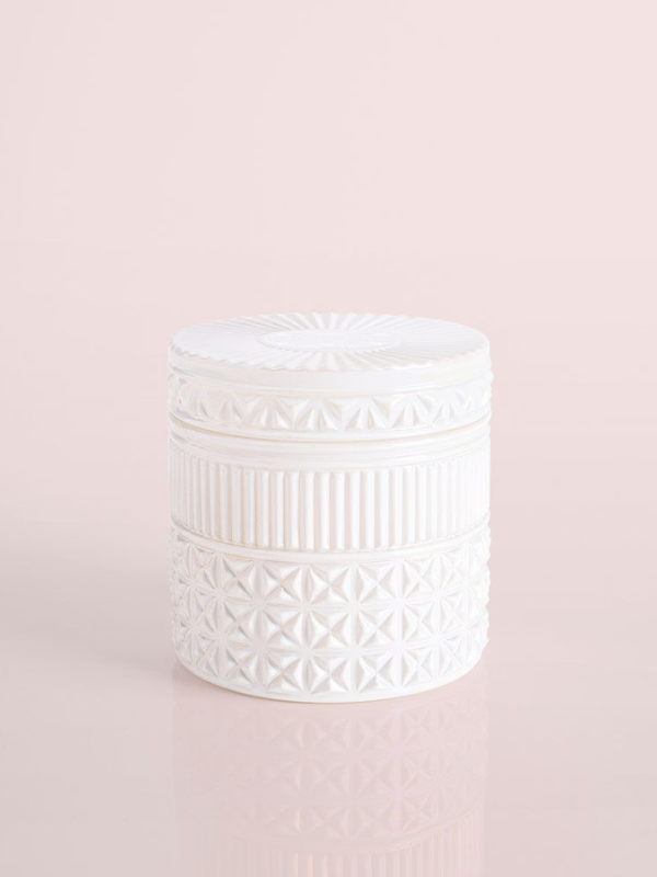 Volcano White Opal Gilded Muse Jar