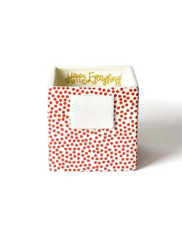 Red Small Dot Small Mini Nesting Cube by Happy Everything