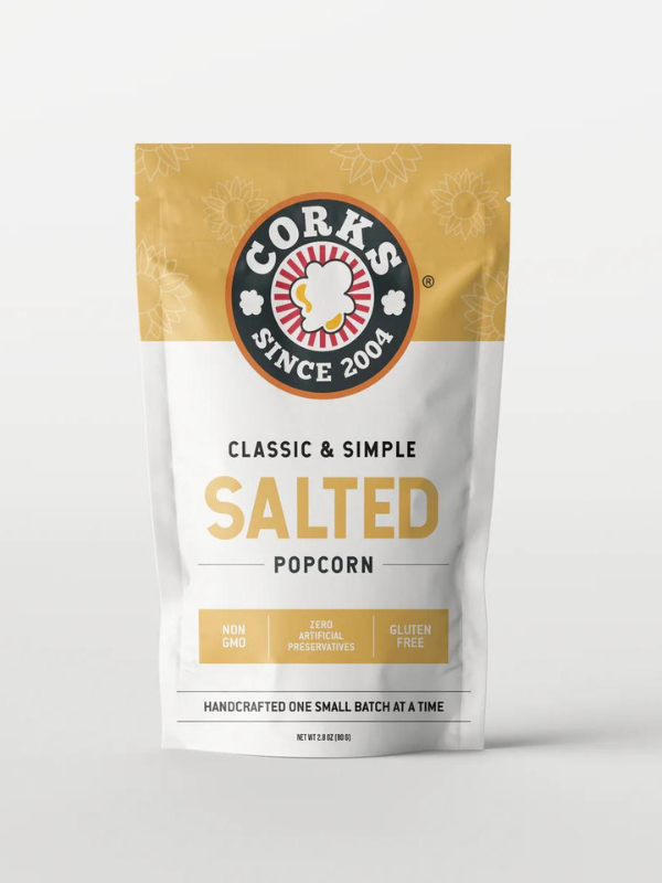 Corks Simply Salted Popcorn