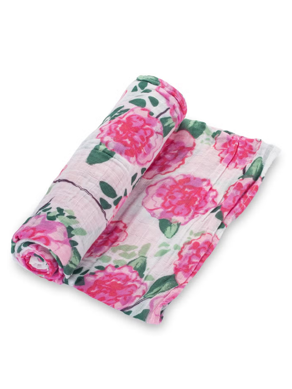 Live Life in Full Bloom Baby Swaddle Blanket