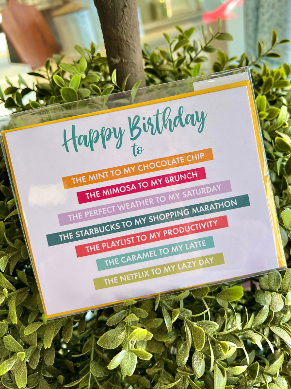 Mint To My Chocolate Chip Greeting Card