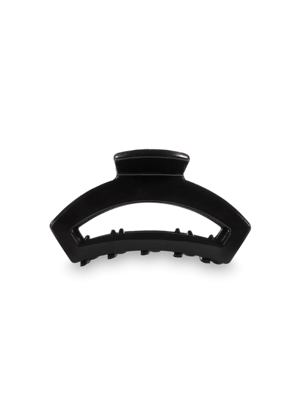 Jet Black Tiny Open Hair Clip