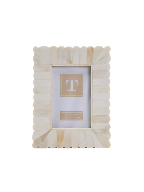 Memory Kate & Bentley Wedding Registry- Scallop 4x6 Frame